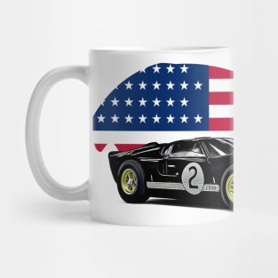 GT40 MK2 USA Print Mug